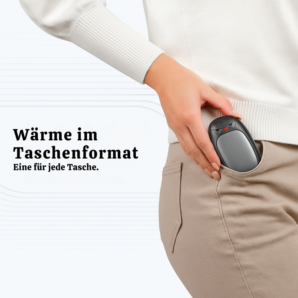 LuxeHeat™ – Magnetische 2-in-1 Taschen-Handwärmer