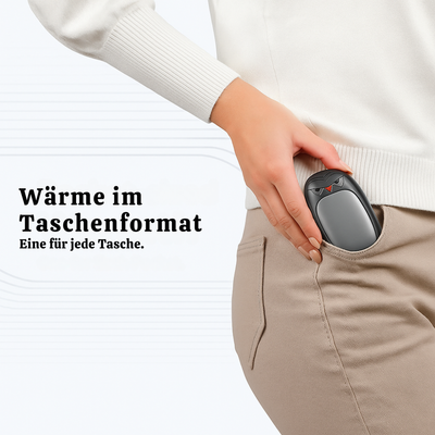 LuxeHeat™ – Magnetische 2-in-1 Taschen-Handwärmer