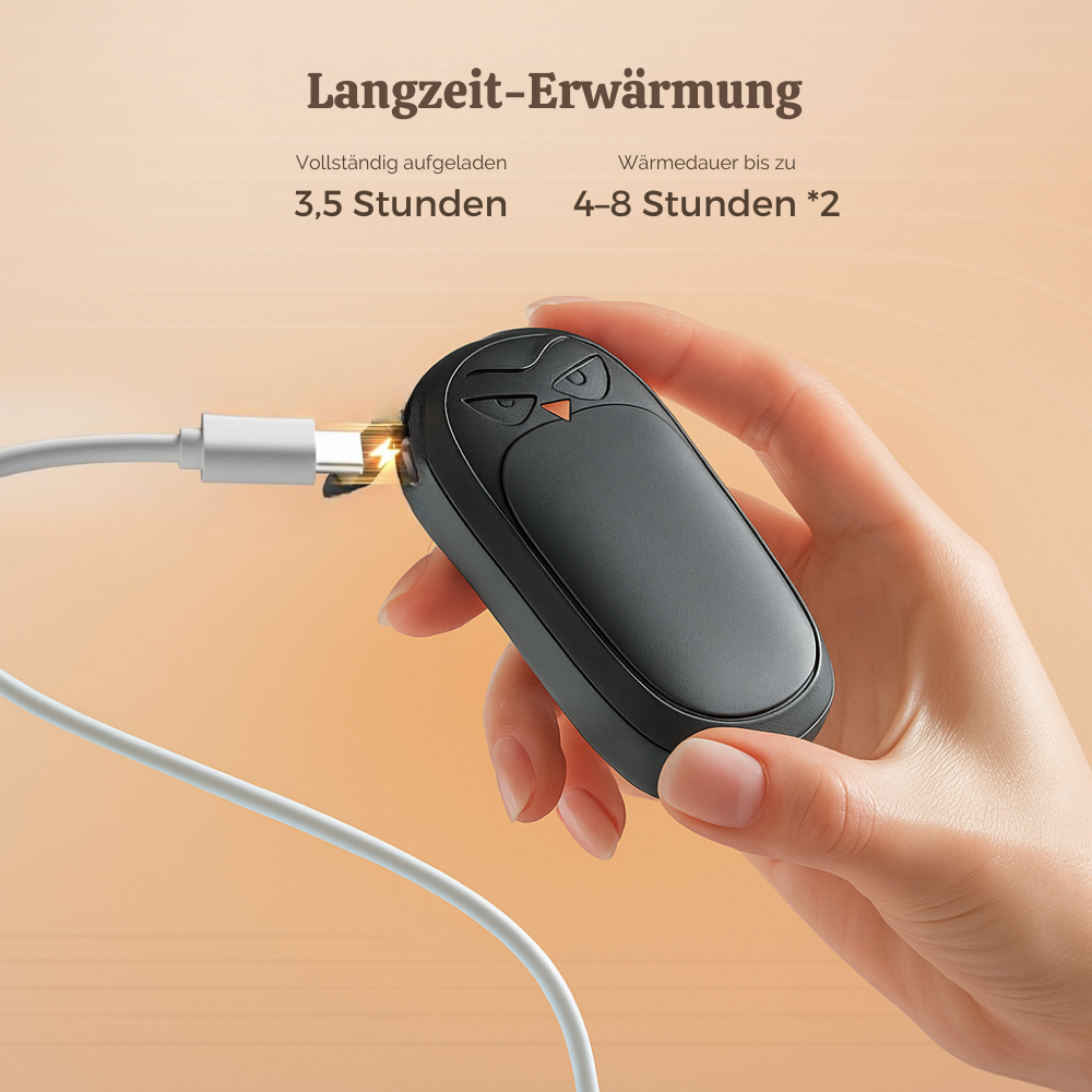 LuxeHeat™ – Magnetische 2-in-1 Taschen-Handwärmer