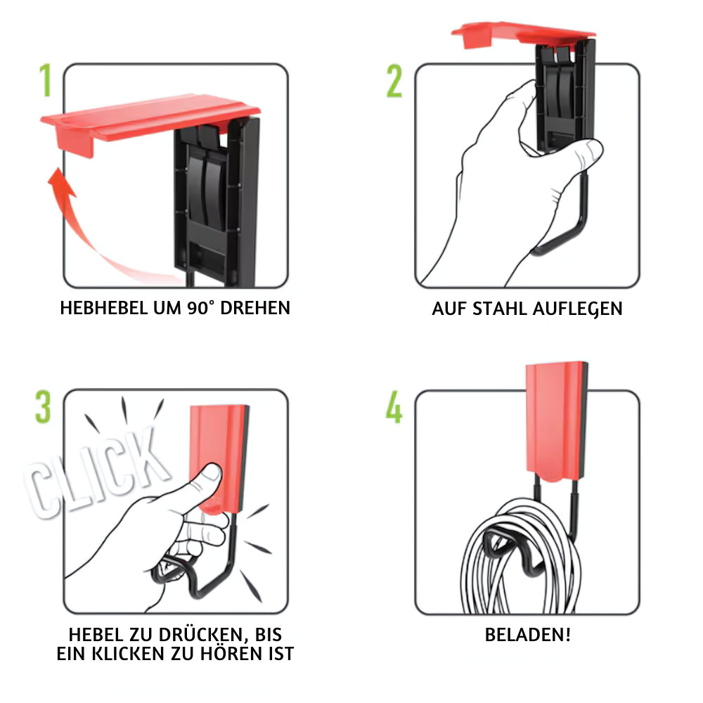MagnaPro™ – Schwerlast-Magnethaken