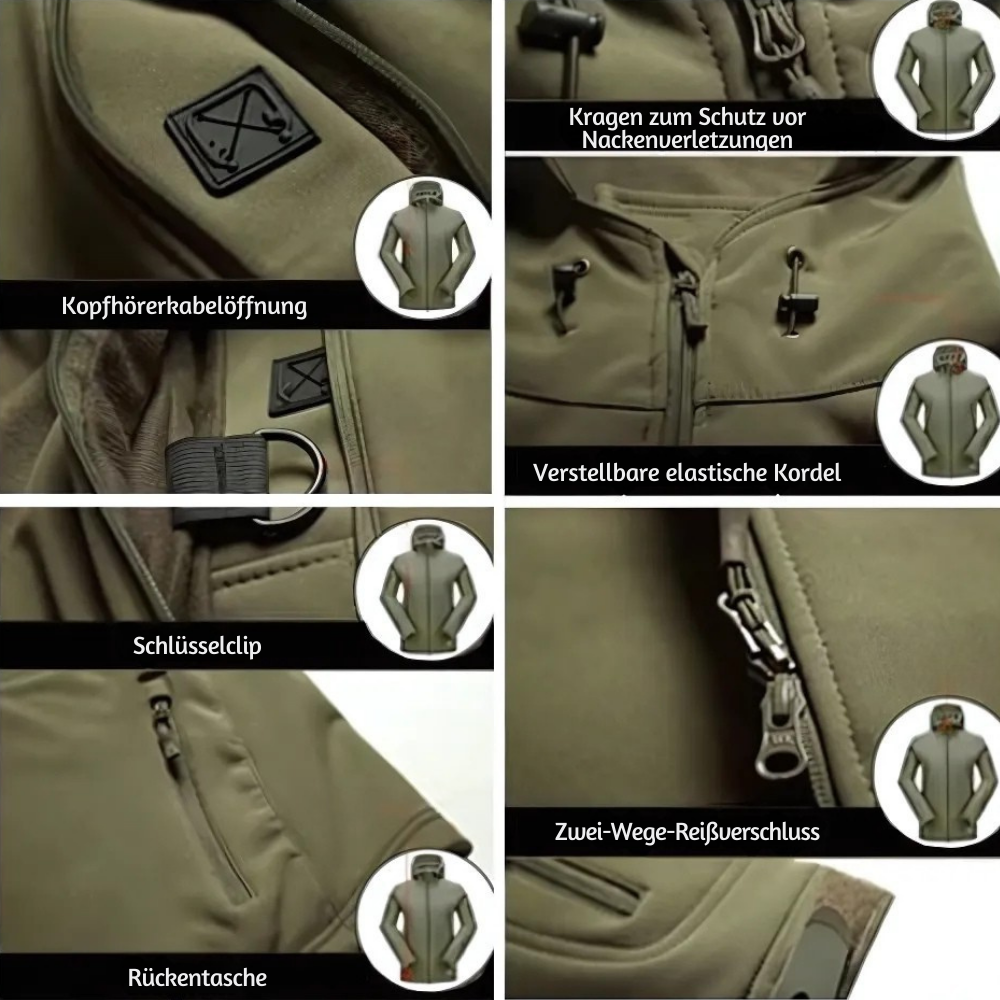 Martin™ – Leichte Allwetter-Taktische Jacke