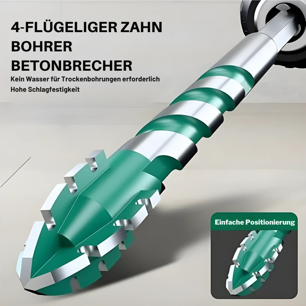MaxiDrill™ – Präziser Vier-Schneiden-Bohrer