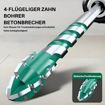 MaxiDrill™ – Präziser Vier-Schneiden-Bohrer