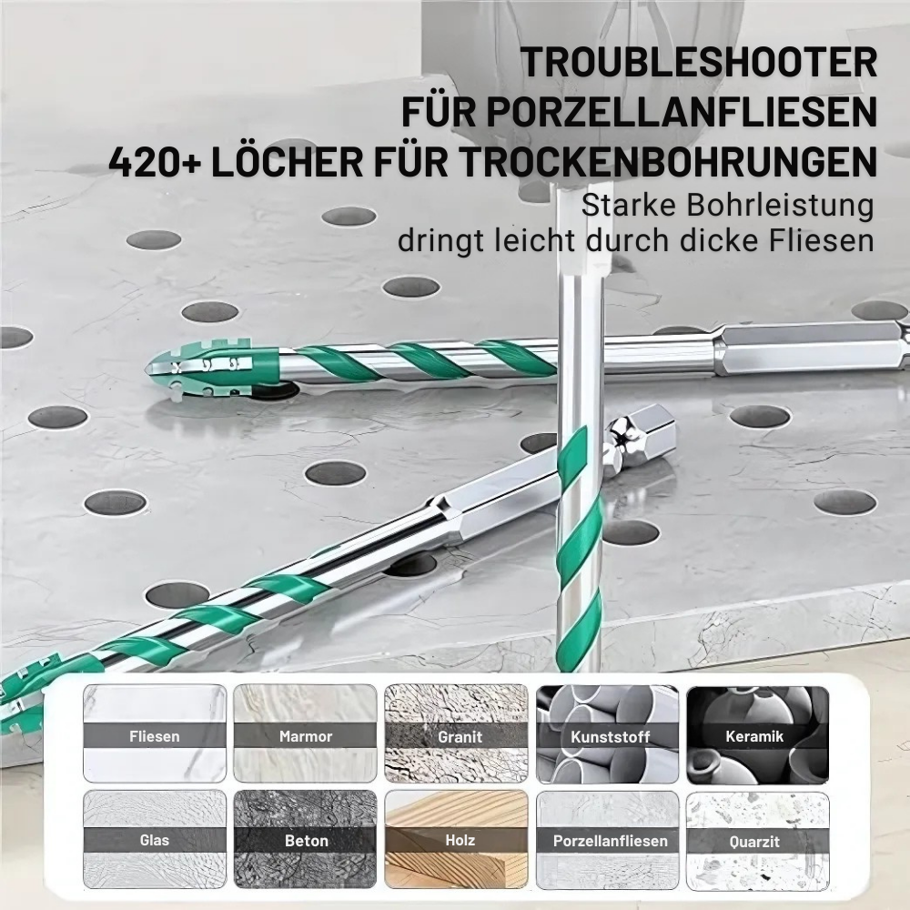 MaxiDrill™ – Präziser Vier-Schneiden-Bohrer
