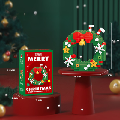 MerryBlocks™ – Weihnachts-Bauspielzeug mit 12 Bauklötzen