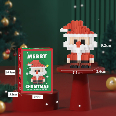 MerryBlocks™ – Weihnachts-Bauspielzeug mit 12 Bauklötzen