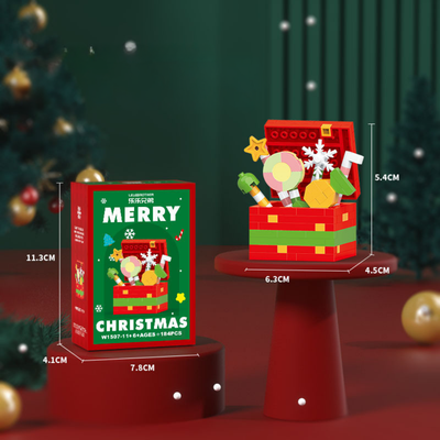 MerryBlocks™ – Weihnachts-Bauspielzeug mit 12 Bauklötzen
