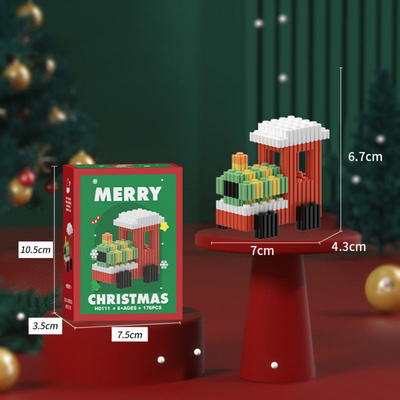 MerryBlocks™ – Weihnachts-Bauspielzeug mit 12 Bauklötzen
