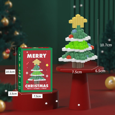 MerryBlocks™ – Weihnachts-Bauspielzeug mit 12 Bauklötzen