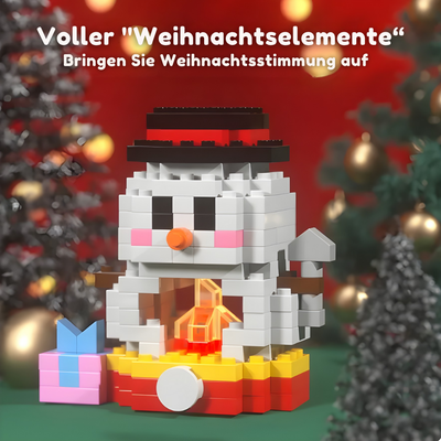 MerryBlocks™ – Weihnachts-Bauspielzeug mit 12 Bauklötzen
