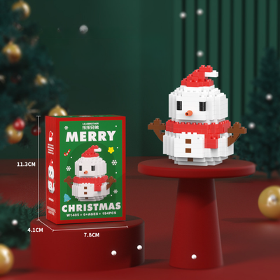 MerryBlocks™ – Weihnachts-Bauspielzeug mit 12 Bauklötzen