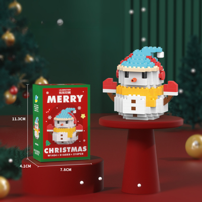 MerryBlocks™ – Weihnachts-Bauspielzeug mit 12 Bauklötzen