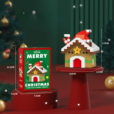 MerryBlocks™ – Weihnachts-Bauspielzeug mit 12 Bauklötzen