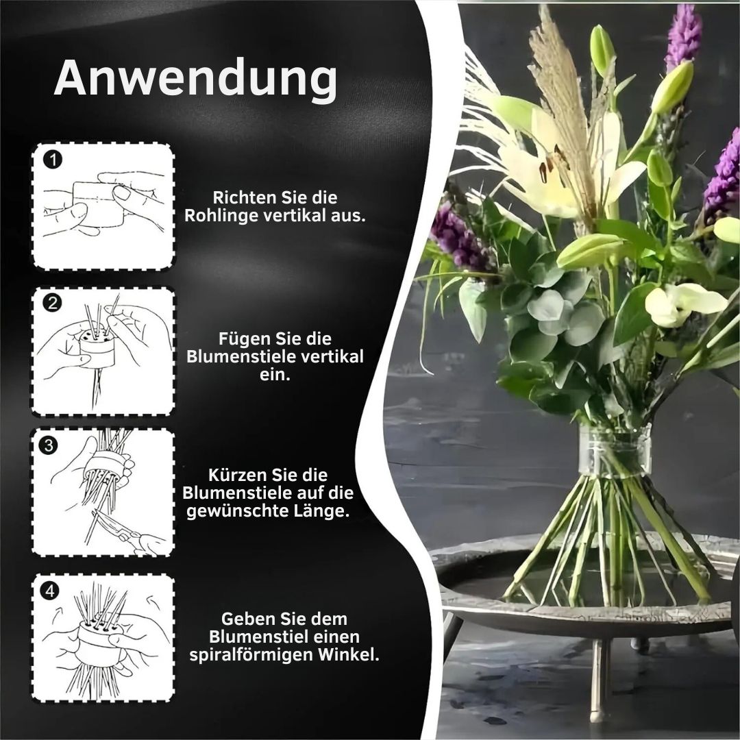 Lofi™ – Spiralförmiger Ikebana-Stielhalter