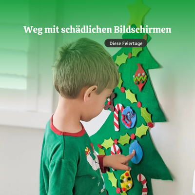 MistleTots™ – Kinder DIY Weihnachtsbaum aus Filz