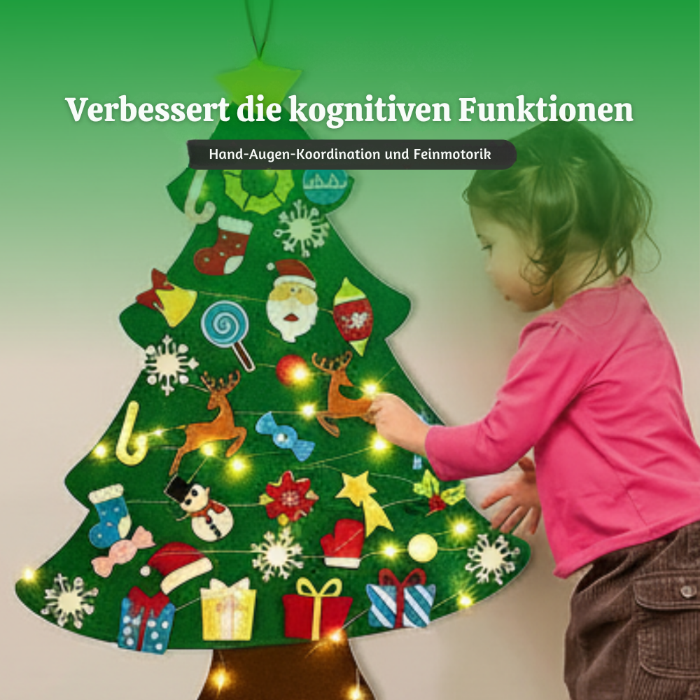 MistleTots™ – Kinder DIY Weihnachtsbaum aus Filz