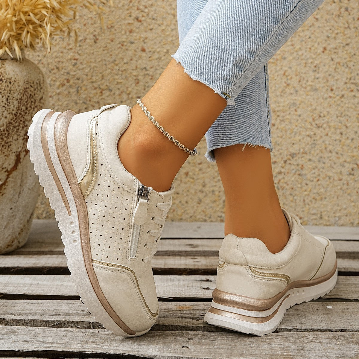 Louise™ – Stilvolle Orthopädische Komfort Sneaker