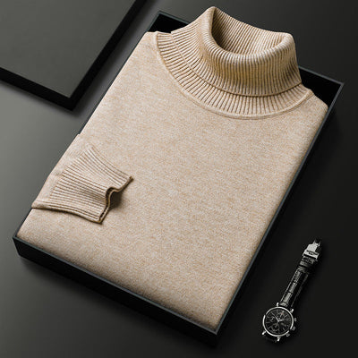 Paul™ – Premium Cashmere Rullekrave Sweater til Mænd