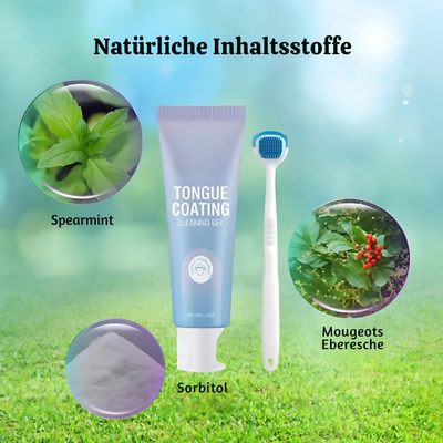 OralPure™ – Antibakterielle Zahnpasta und Bürste