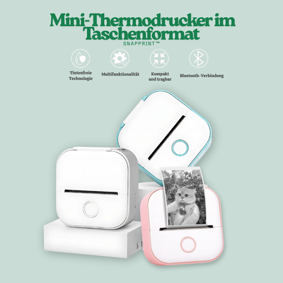 SnapPrint™ – Mini-Thermodrucker im Taschenformat