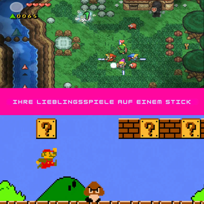 PlayVault™ – Tragbare Retro Spielkonsole Set
