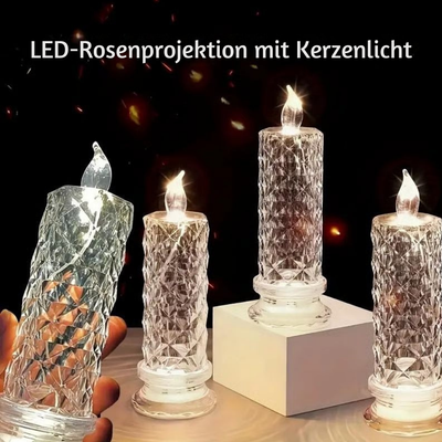 PrismGlow™ – LED Kristall Kerzenset