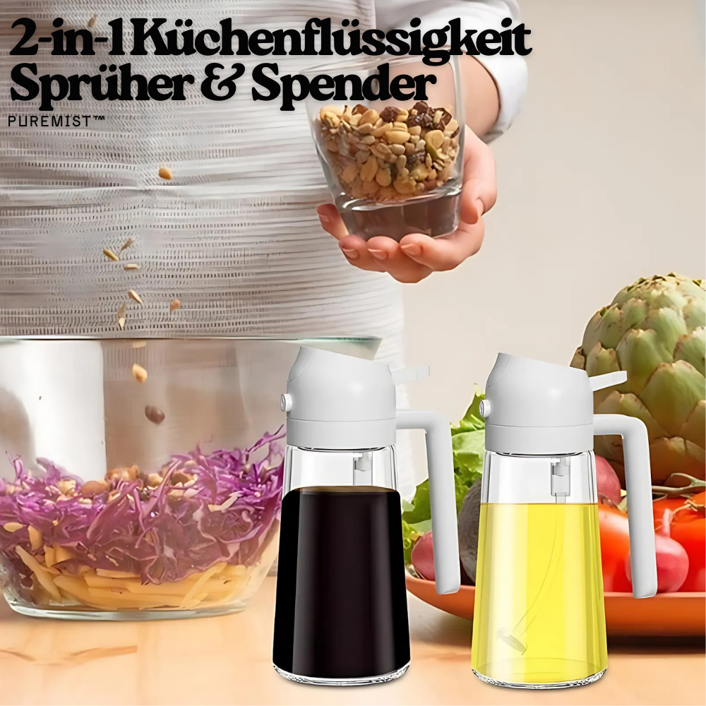 PureMist™ – 2-in-1 Küchenflüssigkeit Sprüher & Spender