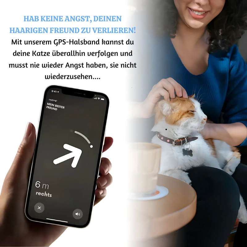 PurrTrack™ – Intelligenter GPS-Haustier-Tracker