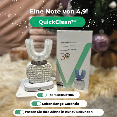 QuickClean™ – Elektrische 360°-Zahnbürste zum Aufhellen