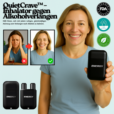QuietCrave™ – Inhalator gegen Alkoholverlangen