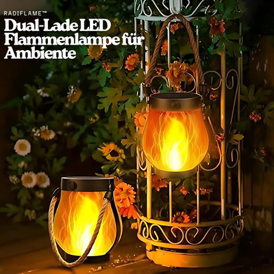 RadiFlame™ – Dual-Lade LED Flammenlampe für Ambiente