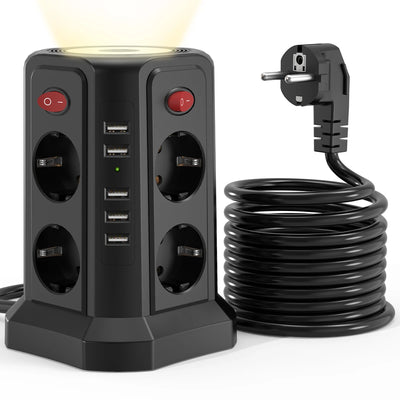 SafeVolt™ – Multifunktionaler Steckdosenturm