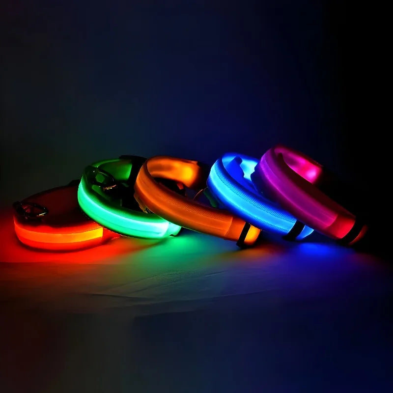NightPup™ – LED Sicherheits-Leuchthalsband für Hunde