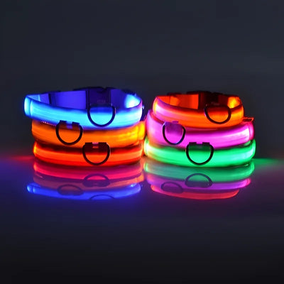 NightPup™ – LED Sicherheits-Leuchthalsband für Hunde