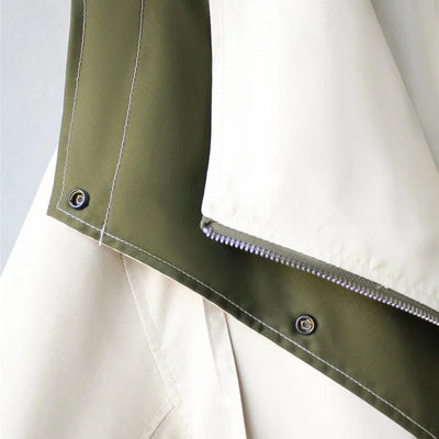 Aveline™ – Zeitloser Mittellanger Trenchcoat mit Kapuze