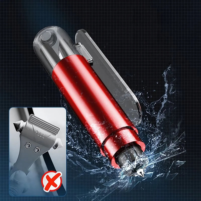 SafeExit™ – Notfall-Autowerkzeug mit Glasbrecher und Sicherheitsgurtmesser