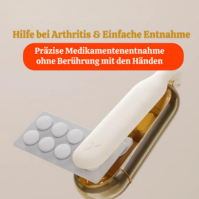 SafeMeds™ – Intelligenter 2-in-1 Tablettenmörser und Organizer