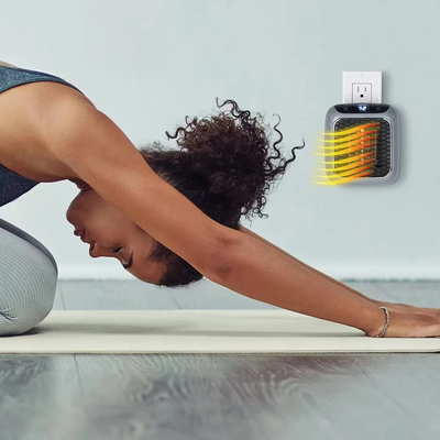 HeatNook™ – Energie­sparender Kompakter Steckdosen-Wandheizer