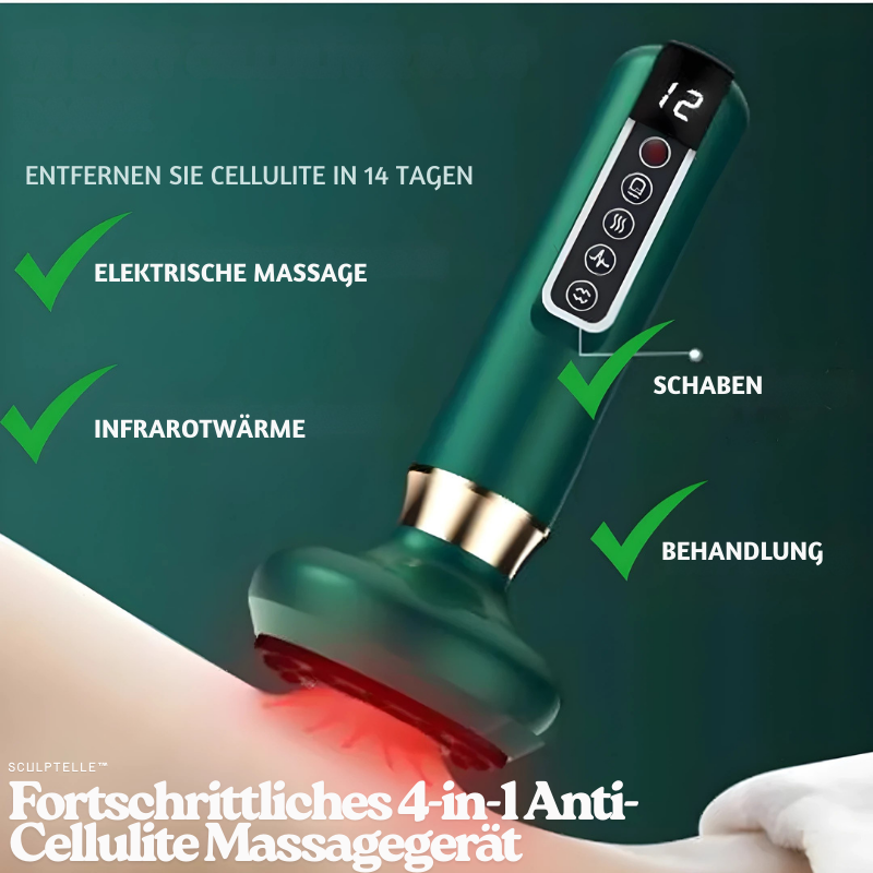 Sculptelle™ – Fortschrittliches 4-in-1 Anti-Cellulite Massagegerät