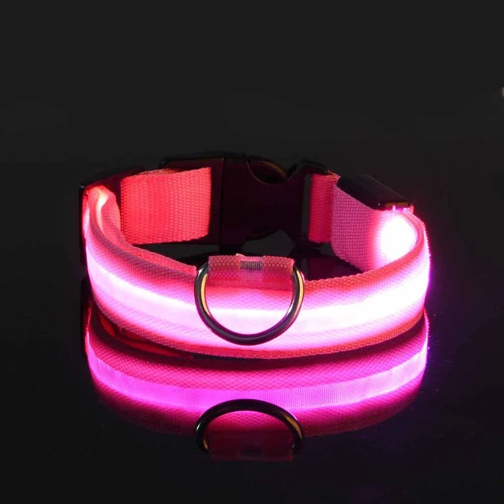 NightPup™ – LED Sicherheits-Leuchthalsband für Hunde
