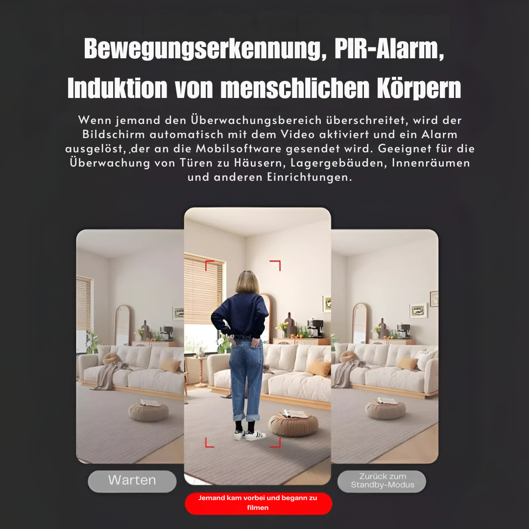 SecureView™ – HD-Smart-Wireless-WLAN Spionagekamera