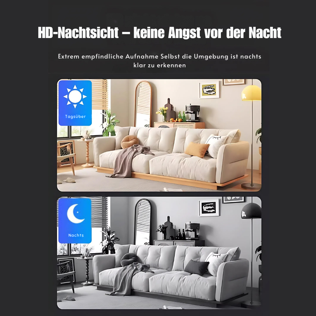 SecureView™ – HD-Smart-Wireless-WLAN Spionagekamera