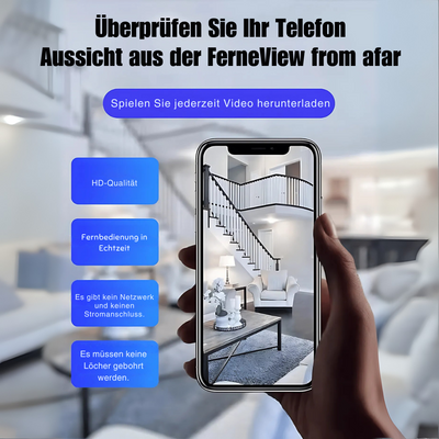 SecureView™ – HD-Smart-Wireless-WLAN Spionagekamera