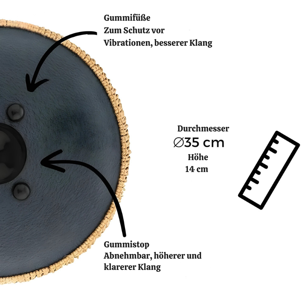 SereniTone™ – Beruhigende Steel Tongue Drum
