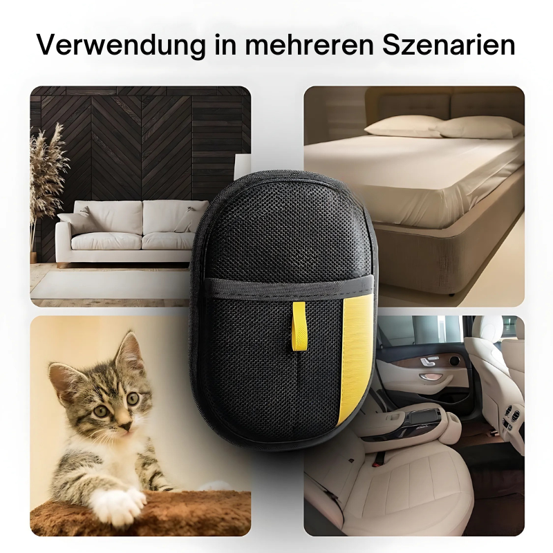 SheddFur™ – Elektrostatischer Tierhaare-Entfernungshandschuh