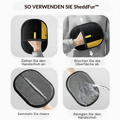 SheddFur™ – Elektrostatischer Tierhaare-Entfernungshandschuh