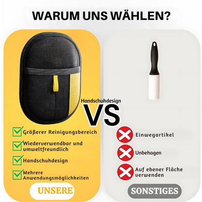 SheddFur™ – Elektrostatischer Tierhaare-Entfernungshandschuh