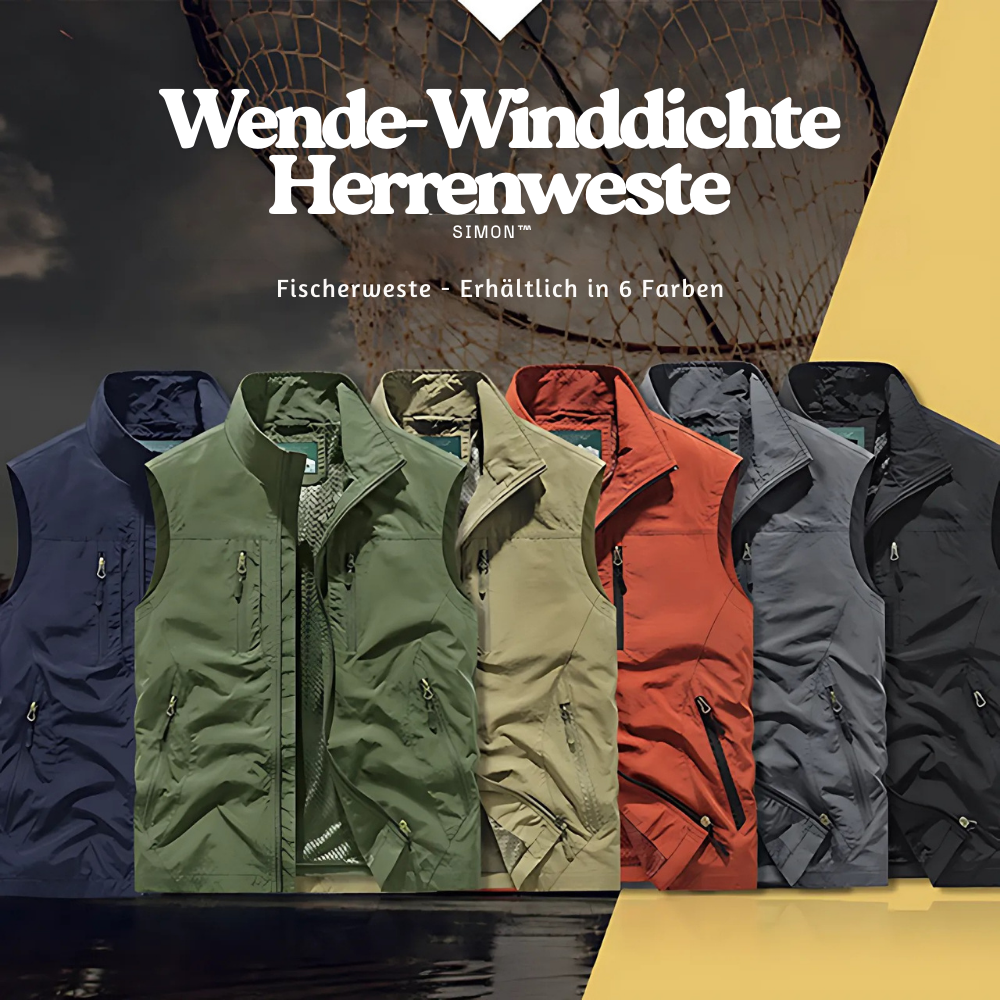 Simon™ – Wende-Winddichte Herrenweste