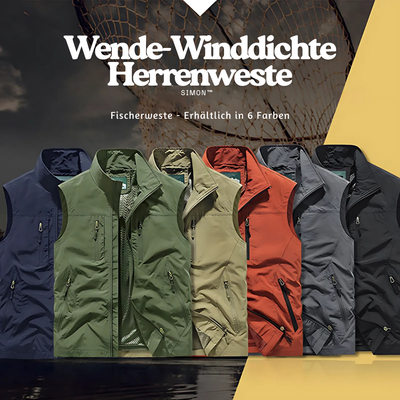 Simon™ – Wende-Winddichte Herrenweste