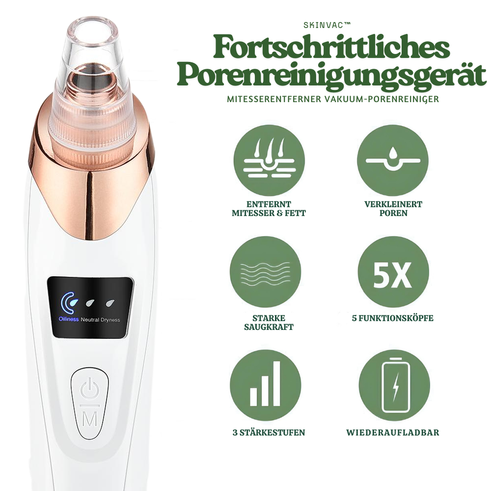 SkinVac™ – Fortschrittliches Porenreinigungsgerät